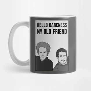 Hello Darkness My Old Friend, Simon and Garfunkel, Paul Simon, Art Garfunkel, Funny Mug